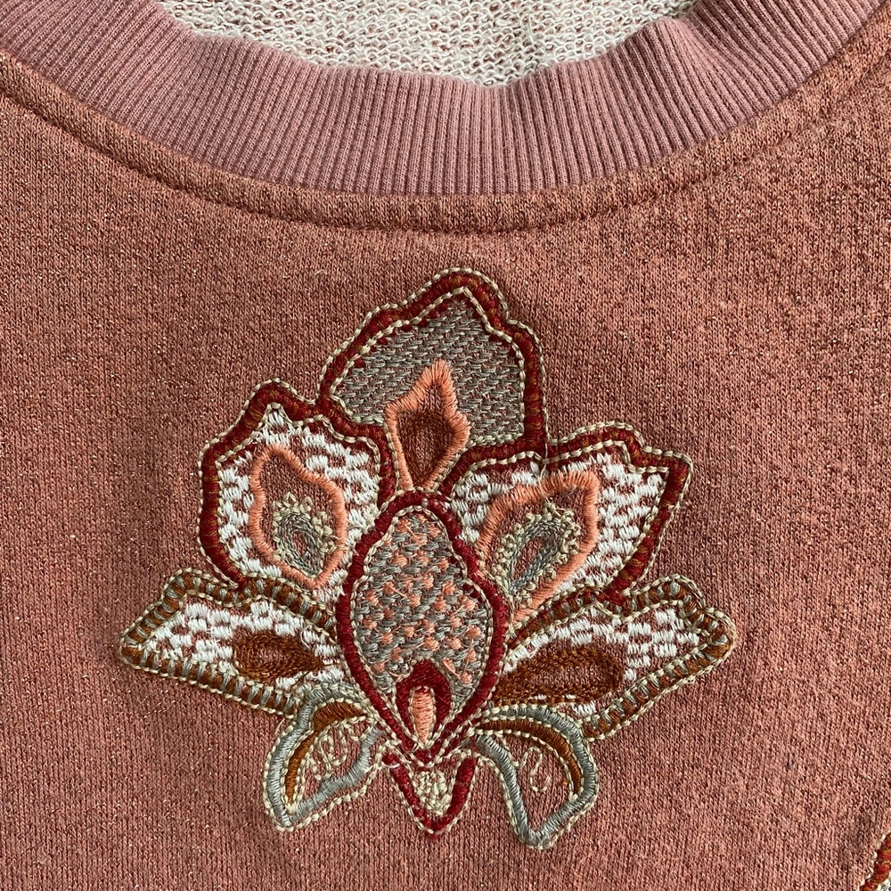 {Anthropologie} Chloe Oliver Embroidered Top - Picture 5 of 8